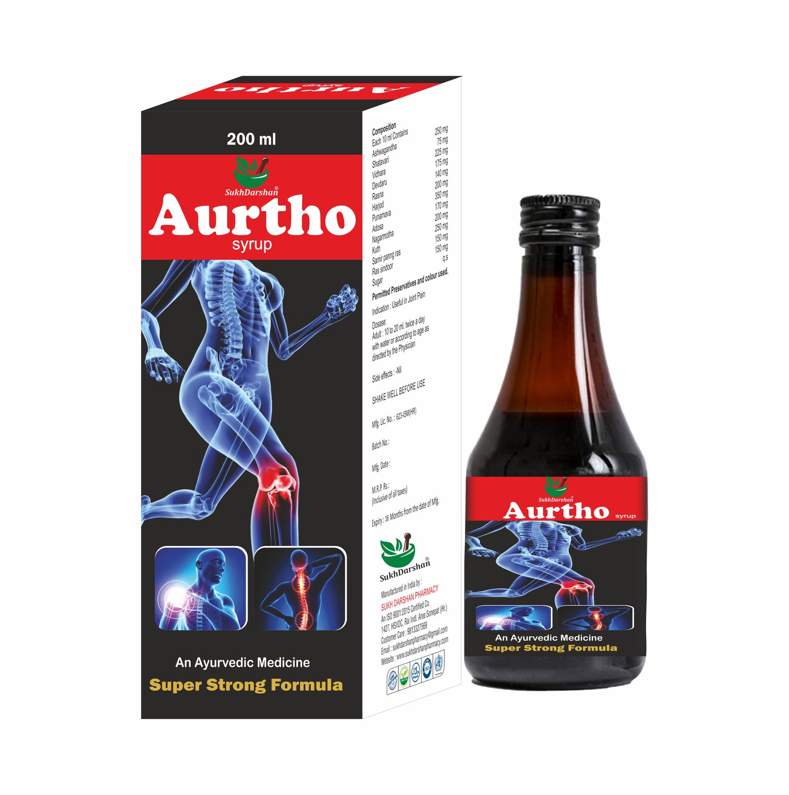 An Ayurvedic tonic for joint pain in 200 ml