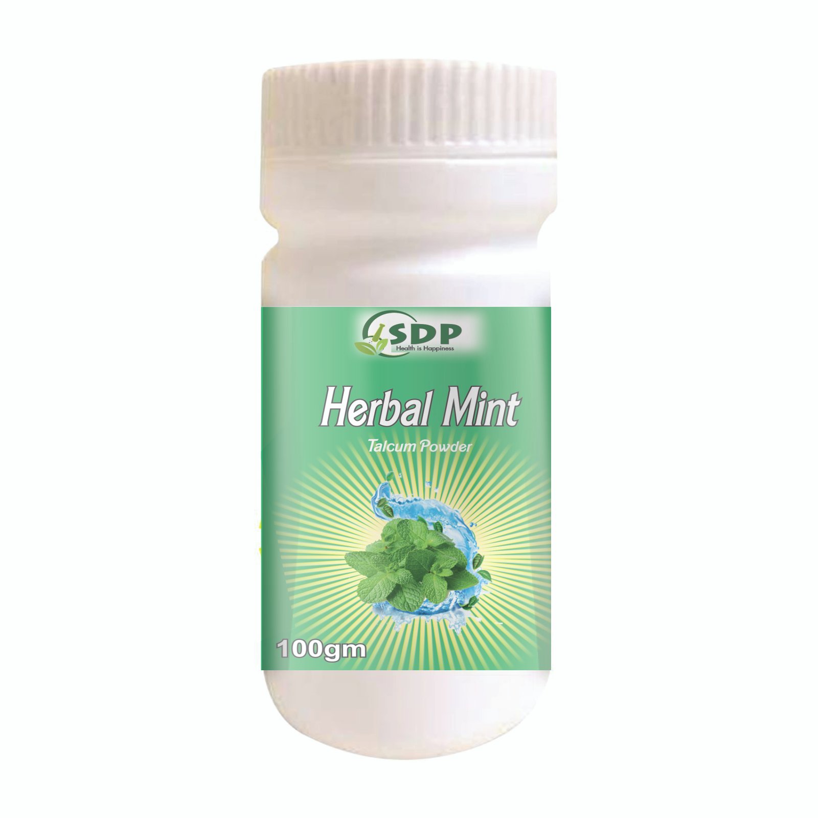 Sukh Herbal Mint Talcum Powder